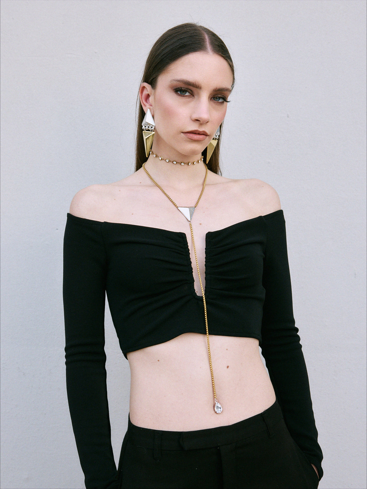 TRINITY DROP NECKLACE
