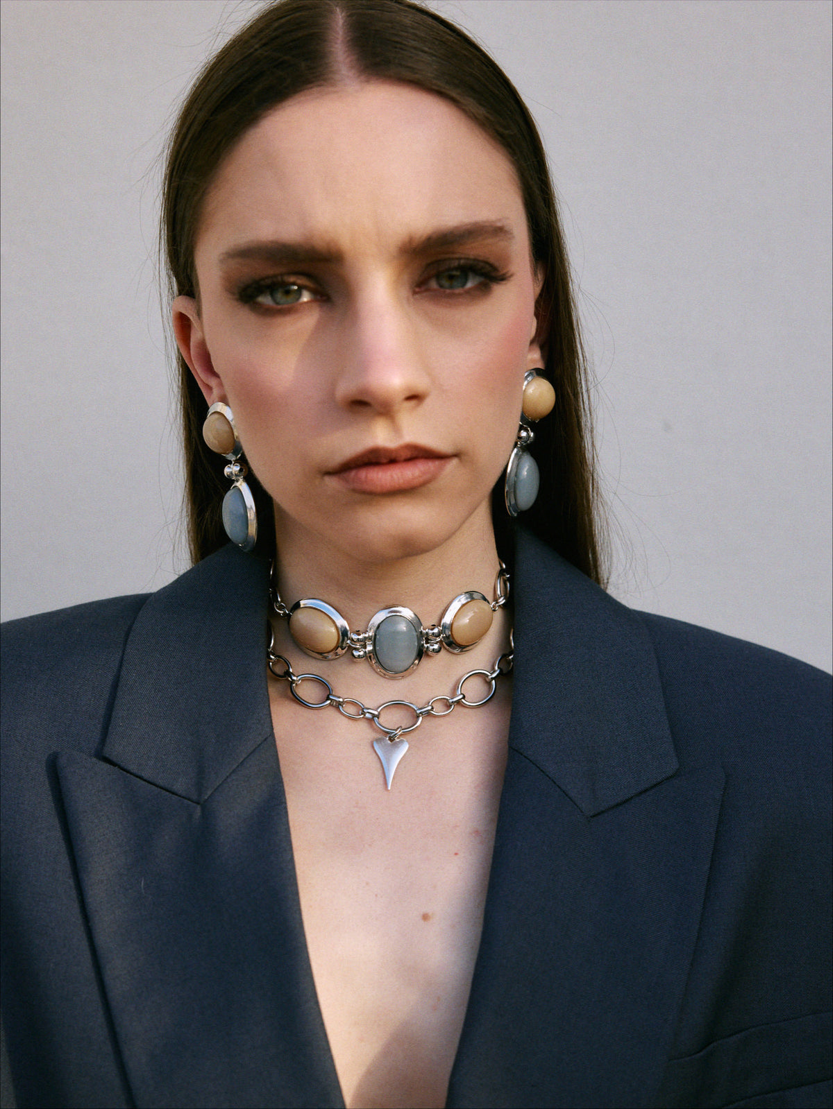 SILVER HAZE CHOKER