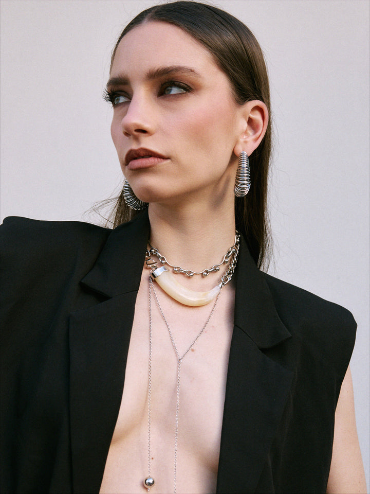 WHIRL EARRINGS (silver)