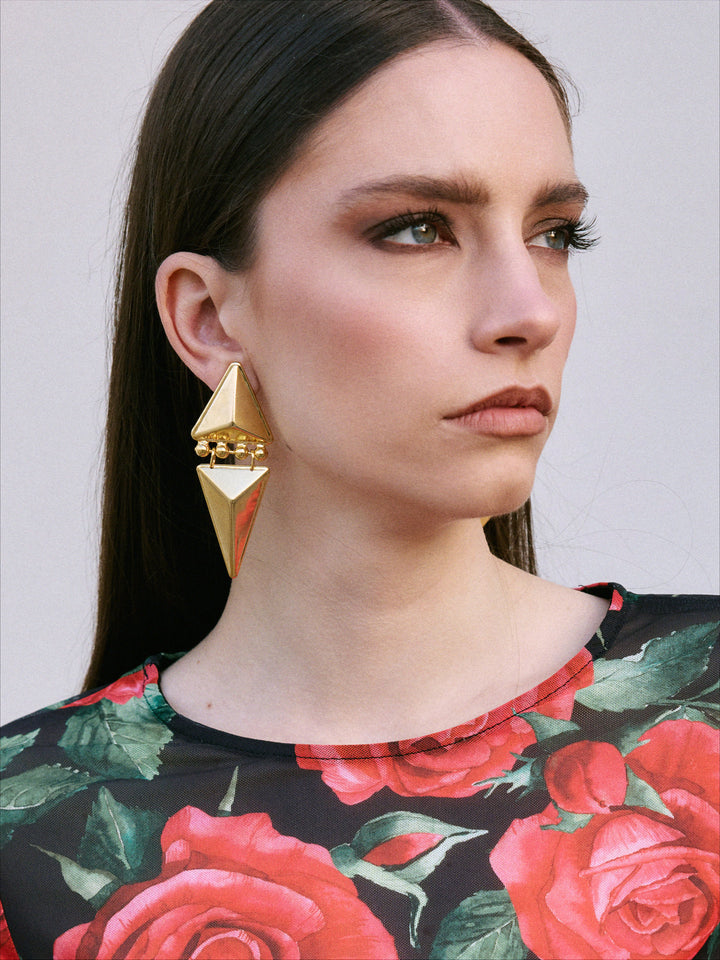 TOTEM EARRINGS (gold)