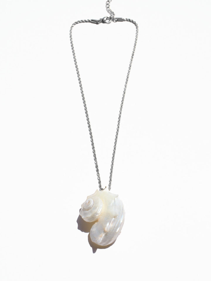 SCALLOP NECKLACE (silver)