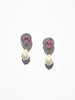 BAMBOLA EARRINGSVsilver/light pink)