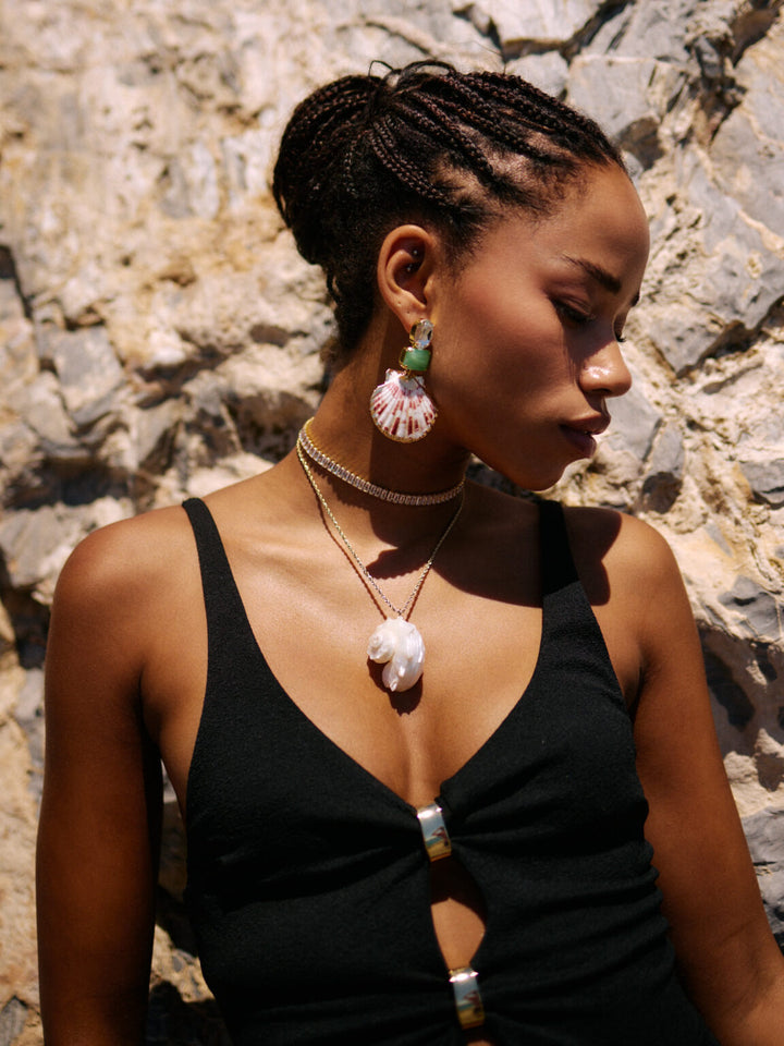 SCALLOP NECKLACE (gold)