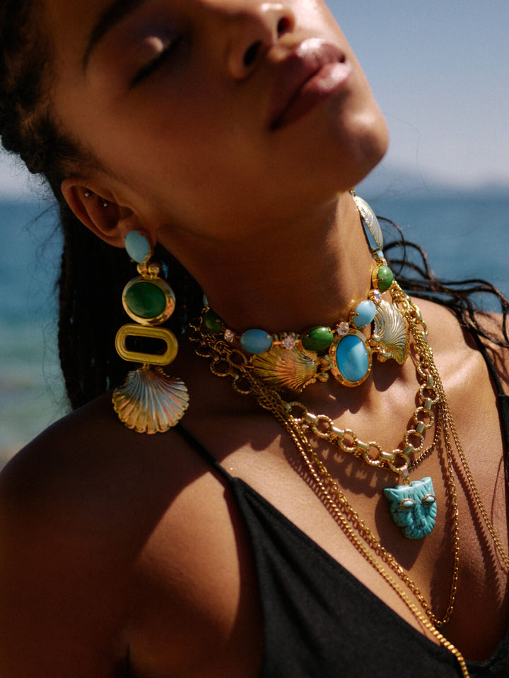 SELVA NECKLACE (turquoise)
