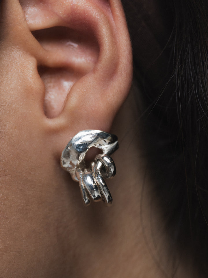 NA241 TINSEL EARRINGS