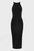No.26 KNITTED MIDI DRESS BLACK