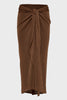 No.26 KNITTED SARONG BROWN