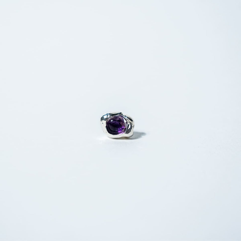 NA234 APEX EARRINGS PURPLE AMETHYST