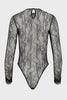 VEIL BODYSUIT BLACK