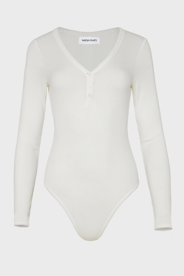 ANASA BODYSUIT WHITE
