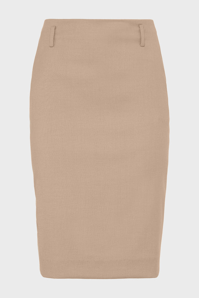 ERA MIDI SKIRT BEIGE