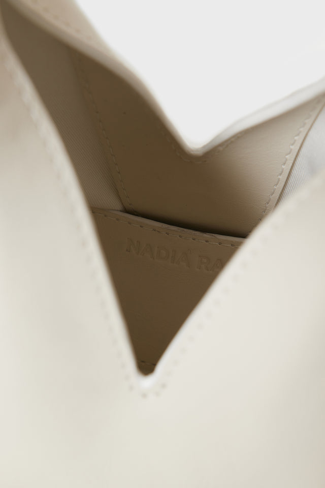 SIENA LEATHER BAG OFF WHITE