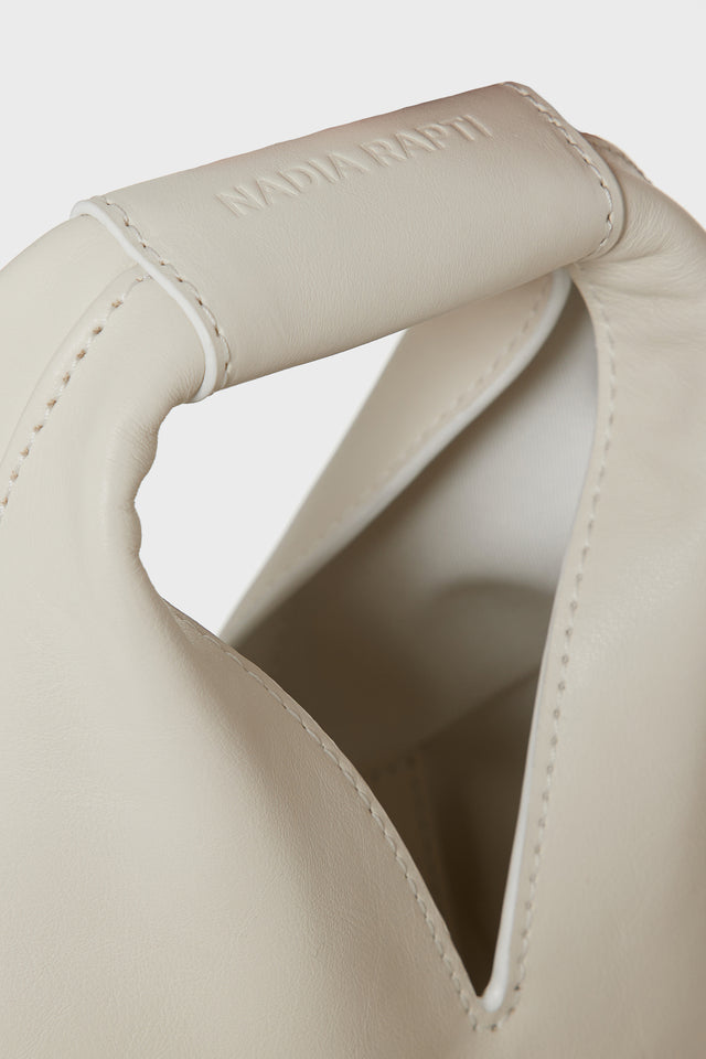 SIENA LEATHER BAG OFF WHITE