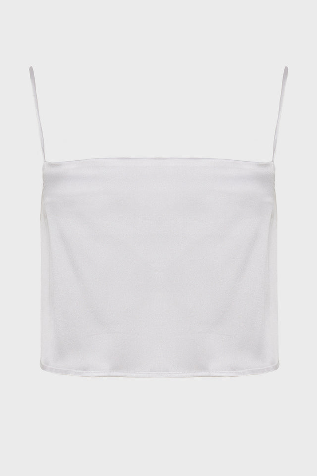 NAIA CROP TOP WHITE