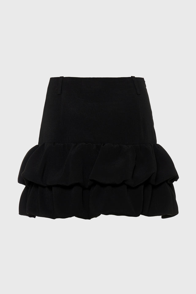 SIREN BALLOON MINI SKIRT BLACK