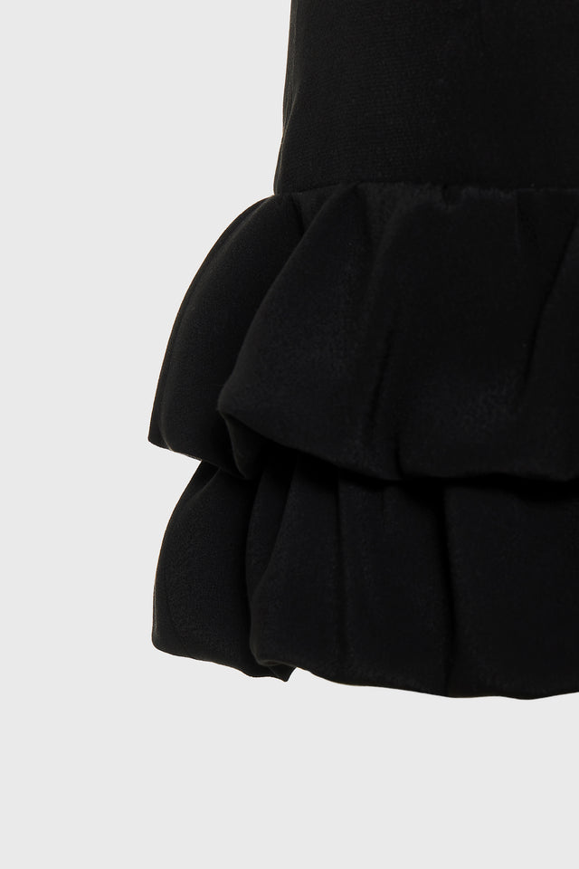 SIREN BALLOON MINI SKIRT BLACK