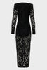 LACER MAXI DRESS BLACK