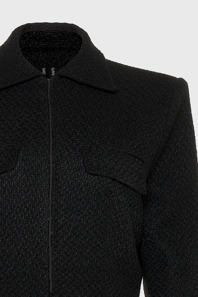 TOKYO CROPPED BLAZER BLACK