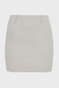 DEADLINE MINI SKIRT LIGHT BEIGE