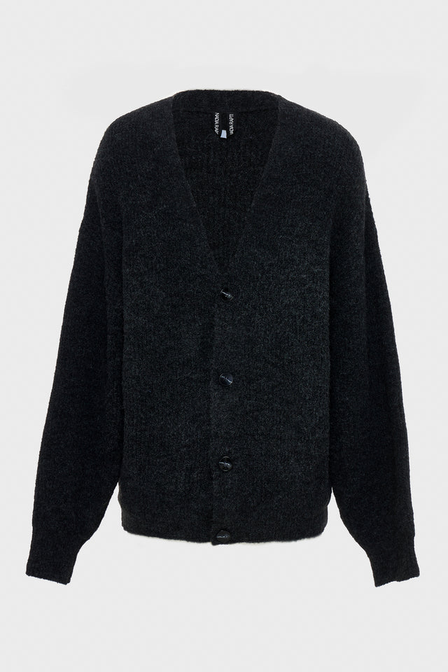 DONNA KNITTED CARDIGAN BLACK