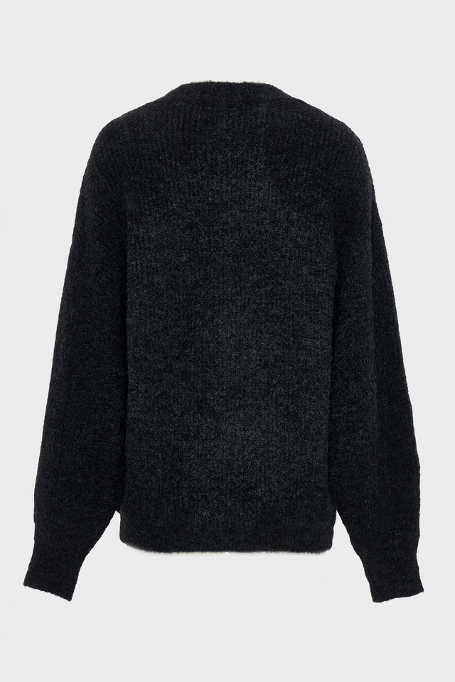 DONNA KNITTED CARDIGAN BLACK