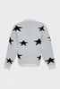 ASTROWILD KNITTED CARDIGAN WHITE/BLACK