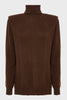 BASICK KNITTED BLOUSE BROWN