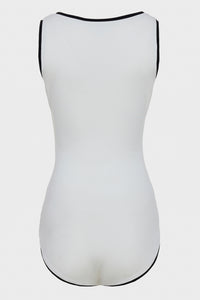 CLAUDIA SLEEVELESS BODYSUIT OFF WHITE