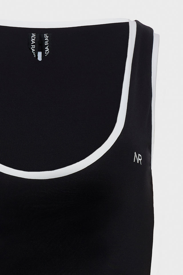 CLAUDIA SLEEVELESS BODYSUIT BLACK