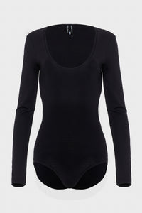 CLAUDIA LONGSLEEVE BODYSUIT BLACK