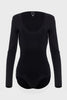 CLAUDIA LONGSLEEVE BODYSUIT BLACK