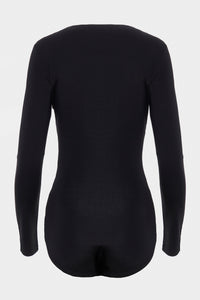 CLAUDIA LONGSLEEVE BODYSUIT BLACK