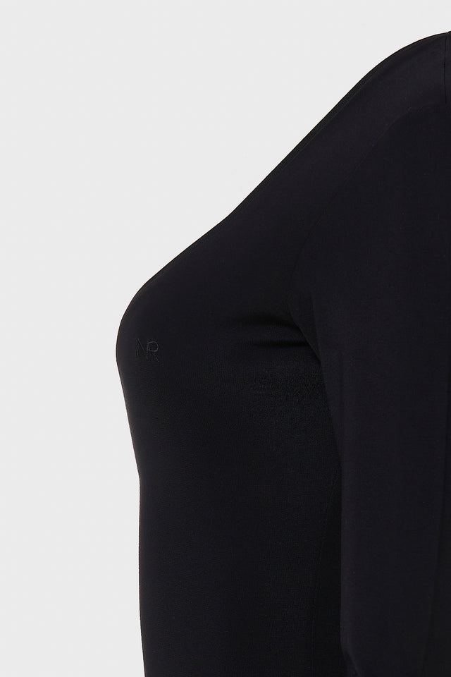 CLAUDIA LONGSLEEVE BODYSUIT BLACK