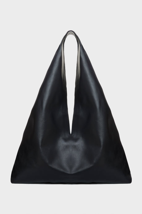 SIN BIG LEATHER BAG BLACK