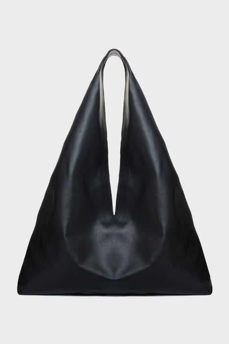 SIN BIG LEATHER BAG BLACK