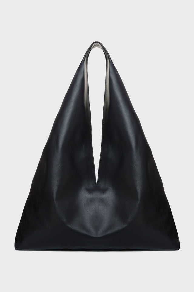 SIN BIG LEATHER BAG BLACK