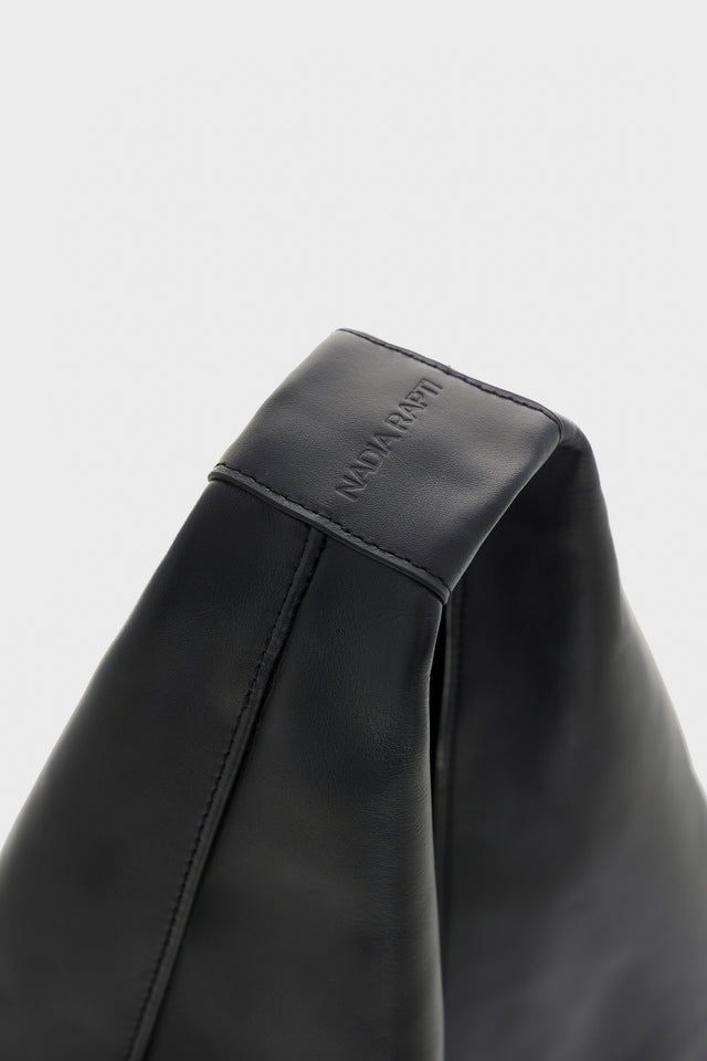 SIN BIG LEATHER BAG BLACK