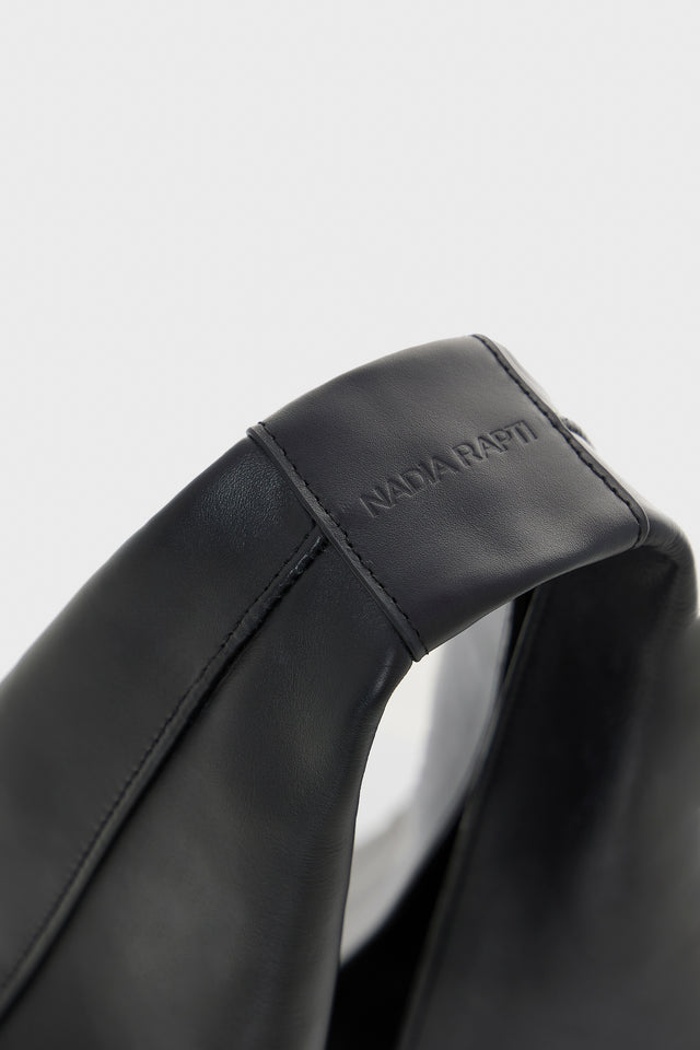 SIN BIG LEATHER BAG BLACK
