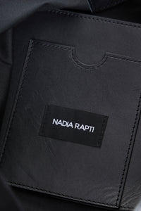 SIN BIG LEATHER BAG BLACK