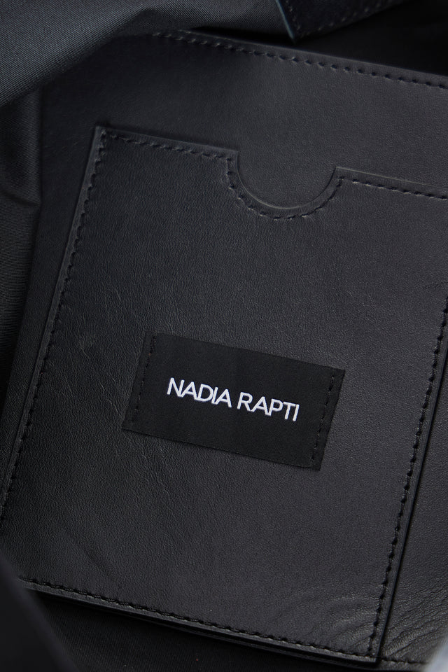 SIN BIG LEATHER BAG BLACK