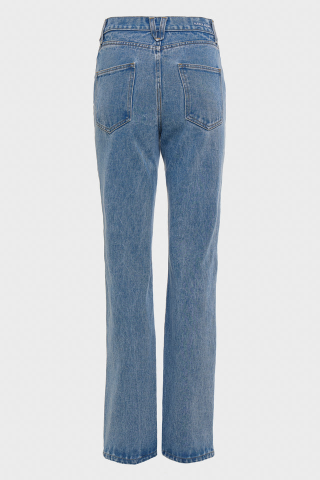 SCANDAL DENIM TROUSERS BLUE