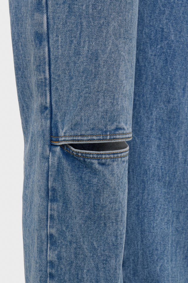 SCANDAL DENIM TROUSERS BLUE