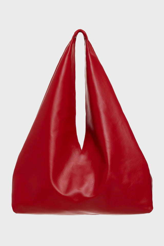 SIN LEATHER BAG RED