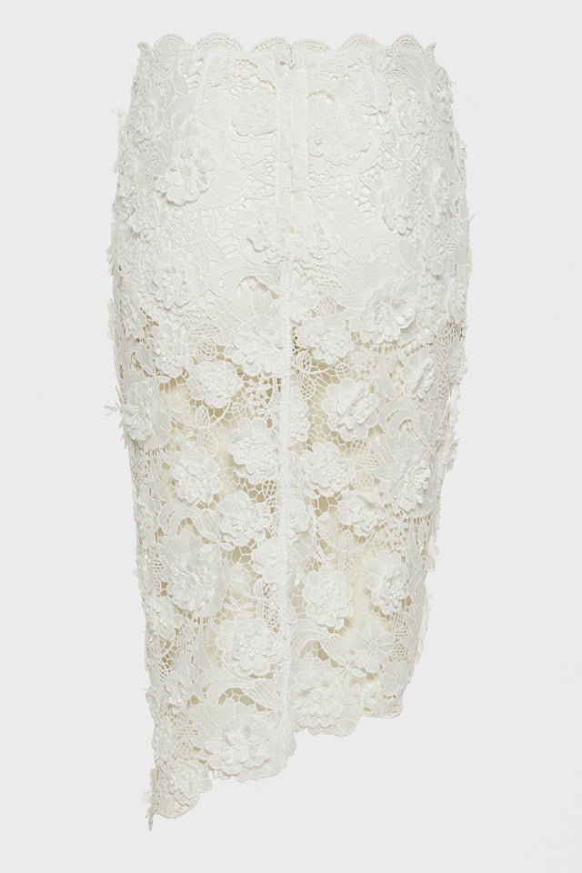 CHARLOTTE MIDI SKIRT WHITE