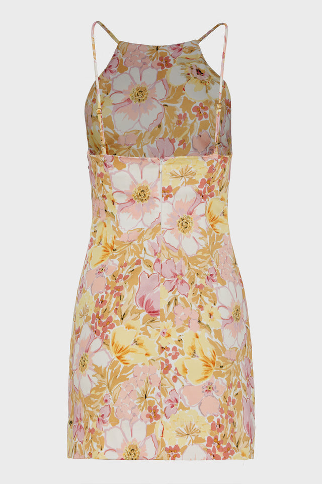 ALICE DRESS MINI FLORAL PINK