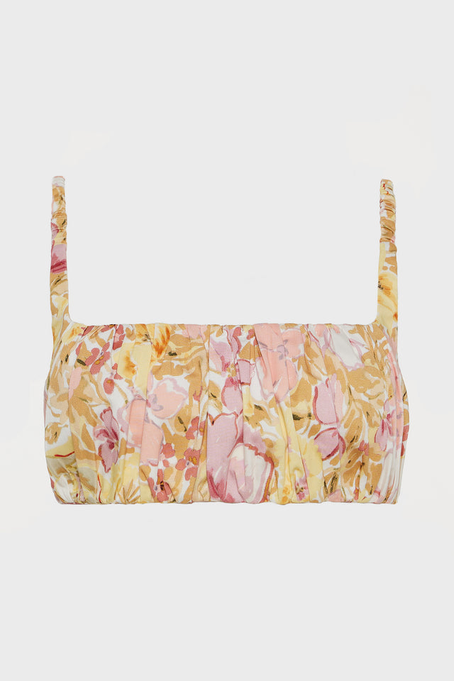 ALICE TOP FLORAL PINK