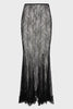 VEIL MAXI SKIRT BLACK