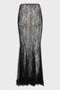 VEIL MAXI SKIRT BLACK