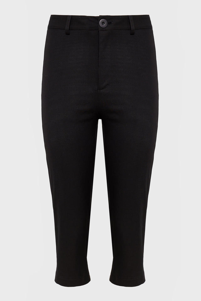 LOLITA CAPRI TROUSERS BLACK