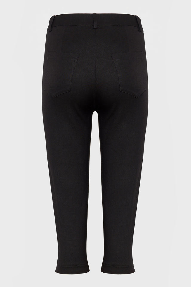 LOLITA CAPRI TROUSERS BLACK